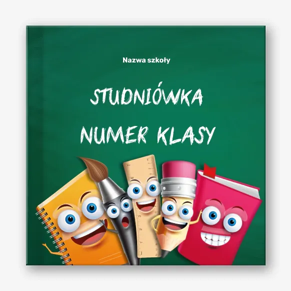 Szablon książki fotograficznej dla gimnazjum