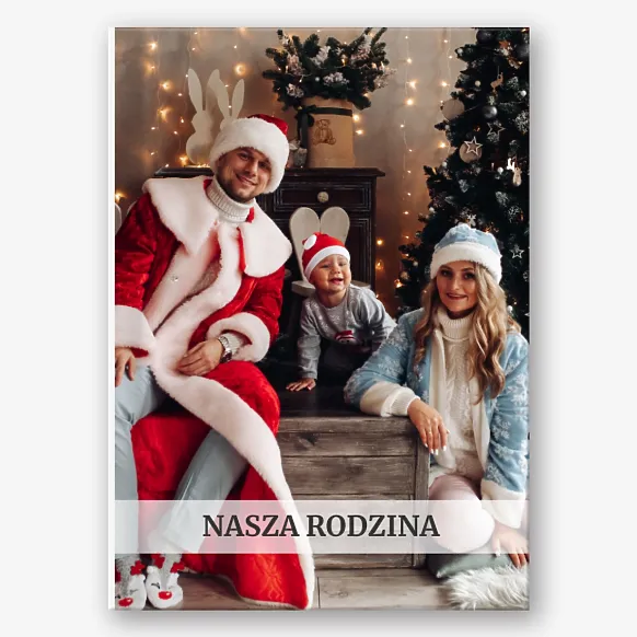 Szablon noworocznej fotoksiążki